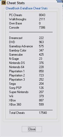 Cheat Stats